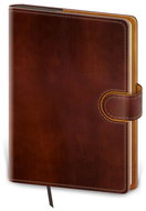Helmet Daily Diary A5 - Flip - brown/brown 2024 - Planner