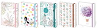 Helmet Daily Diary A5 - LYRA with rubber band - design 1-5 2024 - Planner
