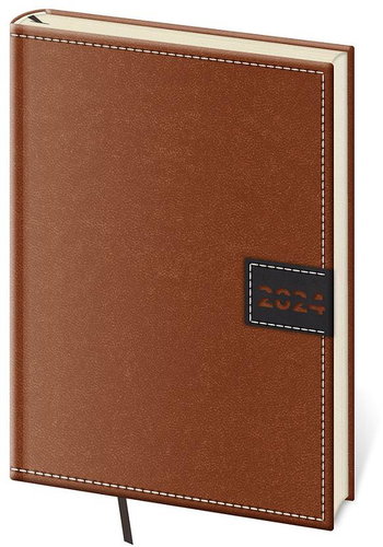 Helmet Weekly Diary A5 - Toledo - brown 2024 - Planner - Main image