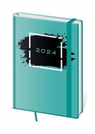 Helmet Weekly Diary A5 - Vario - Patch with rubber band 2024 - Planner