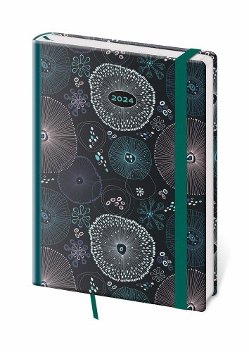 Helmet Weekly Diary A5 - Vario - Secret with rubber band 2024 - Planner - Main image