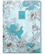 Baloušek Print Diary - David - laminated - A5 - Light blue - 2024 - Planner