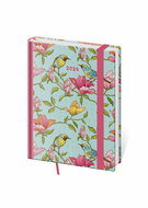 Helmet Weekly Diary B6 - Vario - Romantic with rubber band 2024 - Planner