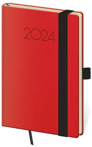 Helmet Weekly Pocket Diary - New Praga - red 2024 - Planner - Main image