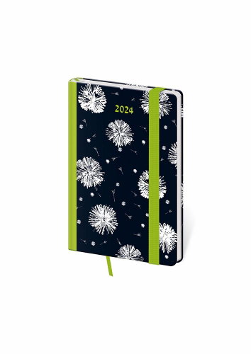 Helmet Weekly Pocket Diary - Vario - Dandelion with rubber band 2024 - Planner - Main image