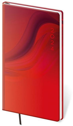 Helmet Weekly Pocket Diary - Vario - Red design 2024 - Planner - Main image
