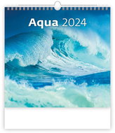 Helmet Wall calendar - Aqua 2024 - Wall Calendar