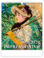 Helmet Wall calendar - Impressionism 2024 45 x 52 cm - Wall Calendar