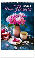 Helmet Wall calendar - Magic Flowers 2024 - Wall Calendar