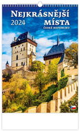 Helmet Wall calendar - The most beautiful places in the Czech Republic 2024 - Wall Calendar