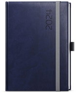 Baloušek Print Diary - David - Reno - A5 - blue - 2024 - Planner