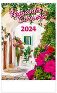 Helmet Wall calendar - Romantic Corners 2024 - Wall Calendar