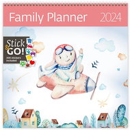 Helmet Wall calendar LP - Family Planer 2024 - Wall Calendar