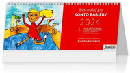 Helmet Desk calendar - Children paint for the account Barriers 2024 - Desk Calendar