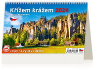 Helmet Desk calendar - Crossing the Czech Republic 2024 - Desk Calendar