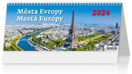 Helmet Desk calendar - Cities of Europe/Cities of Europe 2024 - Desk Calendar