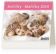 Helmet Desk Calendar - MiniMax Kittens/Cats 2024 - Desk Calendar