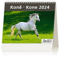 Helmet Desk Calendar - MiniMax Horses/Kone 2024 - Desk Calendar
