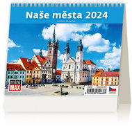 Helmet Desk Calendar - MiniMax Our Towns 2024 - Desk Calendar