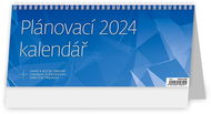 Helma Stolní kalendář - Plánovací modrý 2024 - Stolní kalendář