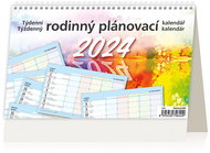 Helmet Desk Calendar - Weekly Family Planning 2024 - Desk Calendar