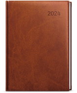 Baloušek Print Diary - David - vivella - A5 - brown - 2024 - Planner