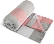 BELLATEX Camping plus 7700/030 150×200 pink cube - Blanket