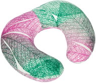 BELLATEX Travel pillow horseshoe Korall 24/295 approx. 30×35 pink leaves - Travel Pillow