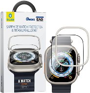 Blueo Sapphire And Titanium Alloy Tempered Glass Protector Kit Apple Watch Ultra2/Ultra 49mm üvegfólia - Üvegfólia