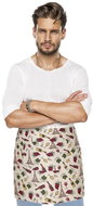 Bellatex DANA - waist - 68 × 50 cm - wine - Apron