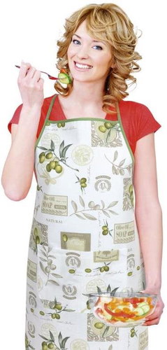 Bellatex EMA - 67 × 84 cm - olive - Apron - Main image