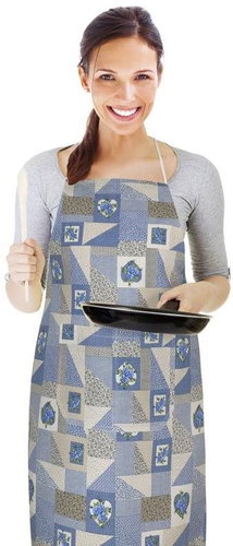 Bellatex EMA - 67 × 84 cm - patchwork blue - Apron - Main image