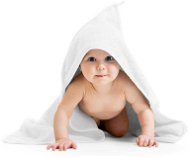 Bellatex Terry towel with hood - 80 × 80 cm - white - Children's Bath Towel