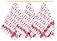 Bellatex Set of 3 pieces - 50 × 70 cm - cube red - Dish Cloth
