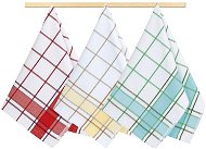 Dish Cloth Bellatex Set of 3 pieces - 50 × 70 cm - cube - turquoise, yellow, red - Utěrka