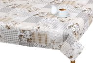 Bellatex Tablecloth EMA - 120 × 200 cm - beige-grey patchwork - Tablecloth