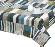 Bellatex Tablecloth EMA - 120 × 200 cm - blue-grey tiles - Tablecloth