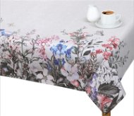 Bellatex Tablecloth EMA - 130 × 160 cm - meadow flowers - grey border - Tablecloth
