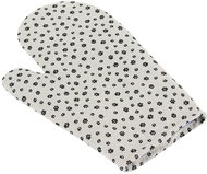 Bellatex 28 × 18 cm - paws black - Oven Mitt