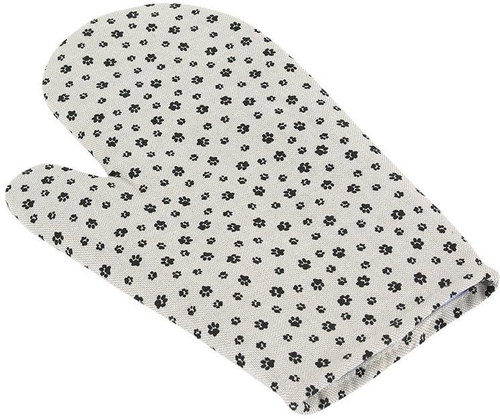 Bellatex 28 × 18 cm - paws black - Oven Mitt - Main image