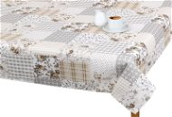 Bellatex Tablecloth EMA - 140 × 180 cm - beige-grey patchwork - Tablecloth