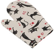 Bellatex 28 × 18 cm - black cat - Oven Mitt