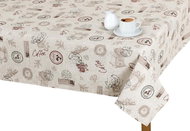 Bellatex Tablecloth EMA - 40 × 40 cm - coffee - Tablecloth