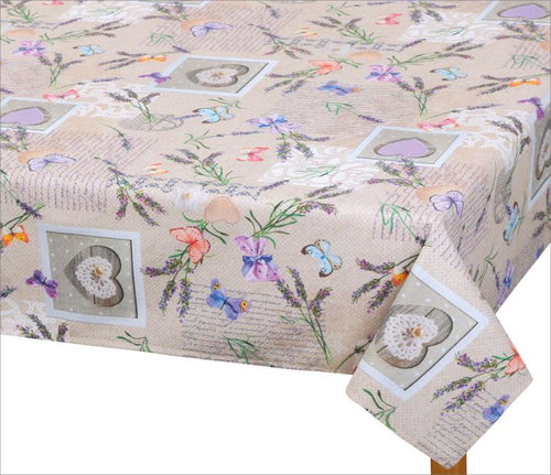 Bellatex Tablecloth EMA - 70 × 70 cm - patchwork lavender - Tablecloth - Main image