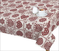 Bellatex Tablecloth IVO - 120 × 140 cm - heart patchwork - Tablecloth