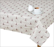 Bellatex Tablecloth IVO - 70 × 70 cm - Eiffel Tower red - Tablecloth