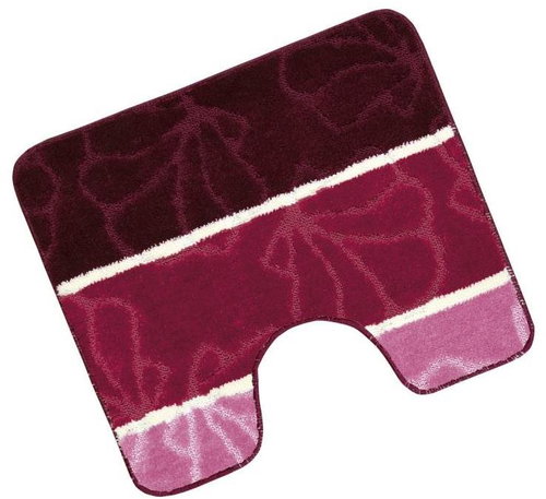 Bellatex AVANGARD - wc 60 × 50 cm - růžová mušle mušle - Toilet Mat - Main image