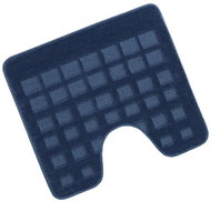 Bellatex STANDARD - wc 60 × 50 cm - modrá dlaždice - Toilet Mat