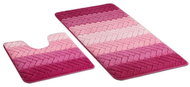 Bellatex SADA ELLI 60 × 100 + 60 × 50 cm - Artes růžová - Bath Mat