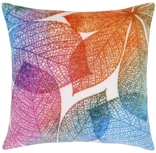 Bellatex Povláček MIKRO vzorovaný - 40 × 40 cm - duhové listy - Pillow - Main image